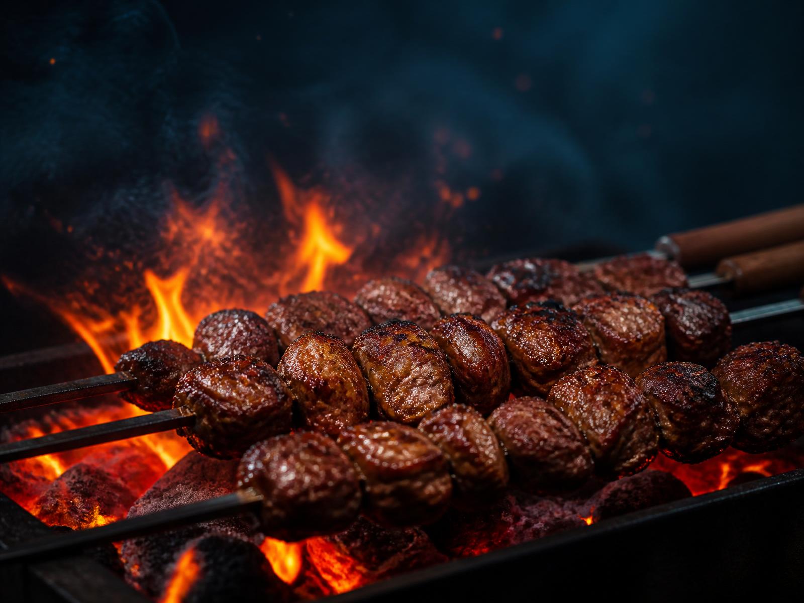 Churrasquinho na brasa